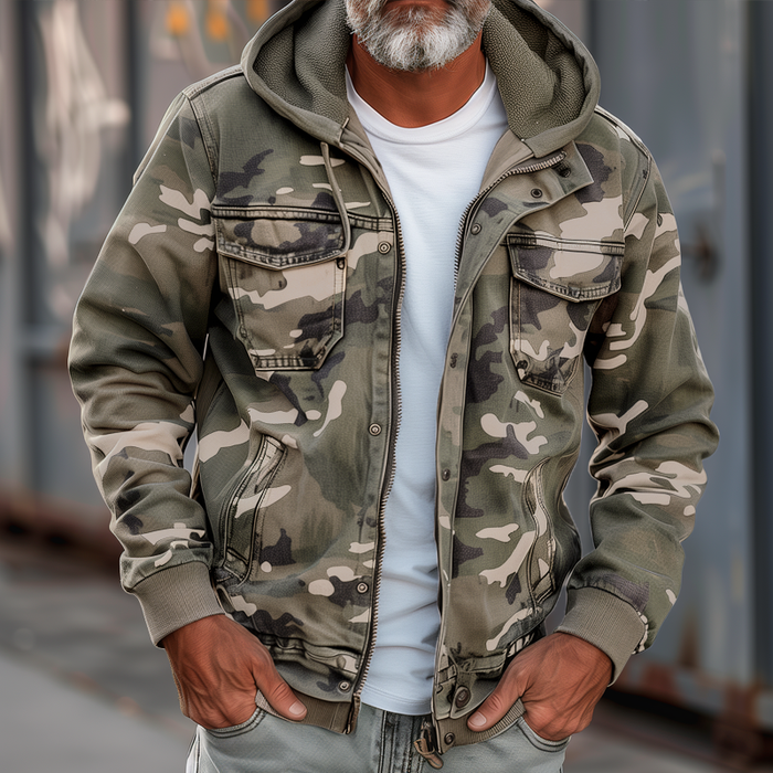 Sami | Veste avec motif camouflage