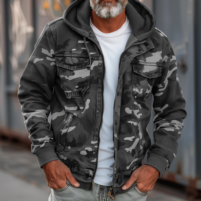 Sami | Veste avec motif camouflage