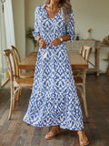 Beatrice | Robe Bohème Évasée Élégante