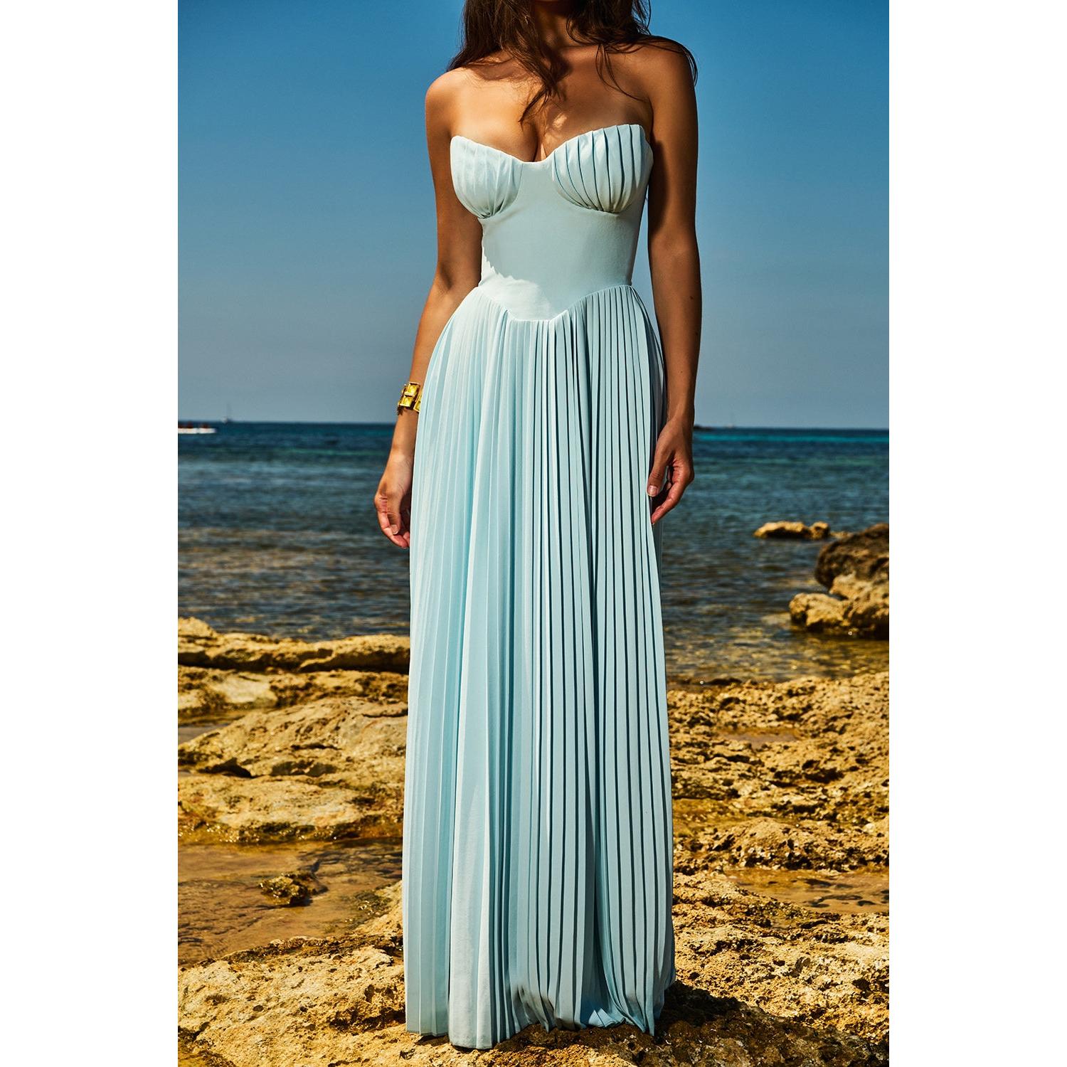 Christina | Robe maxi avec corset