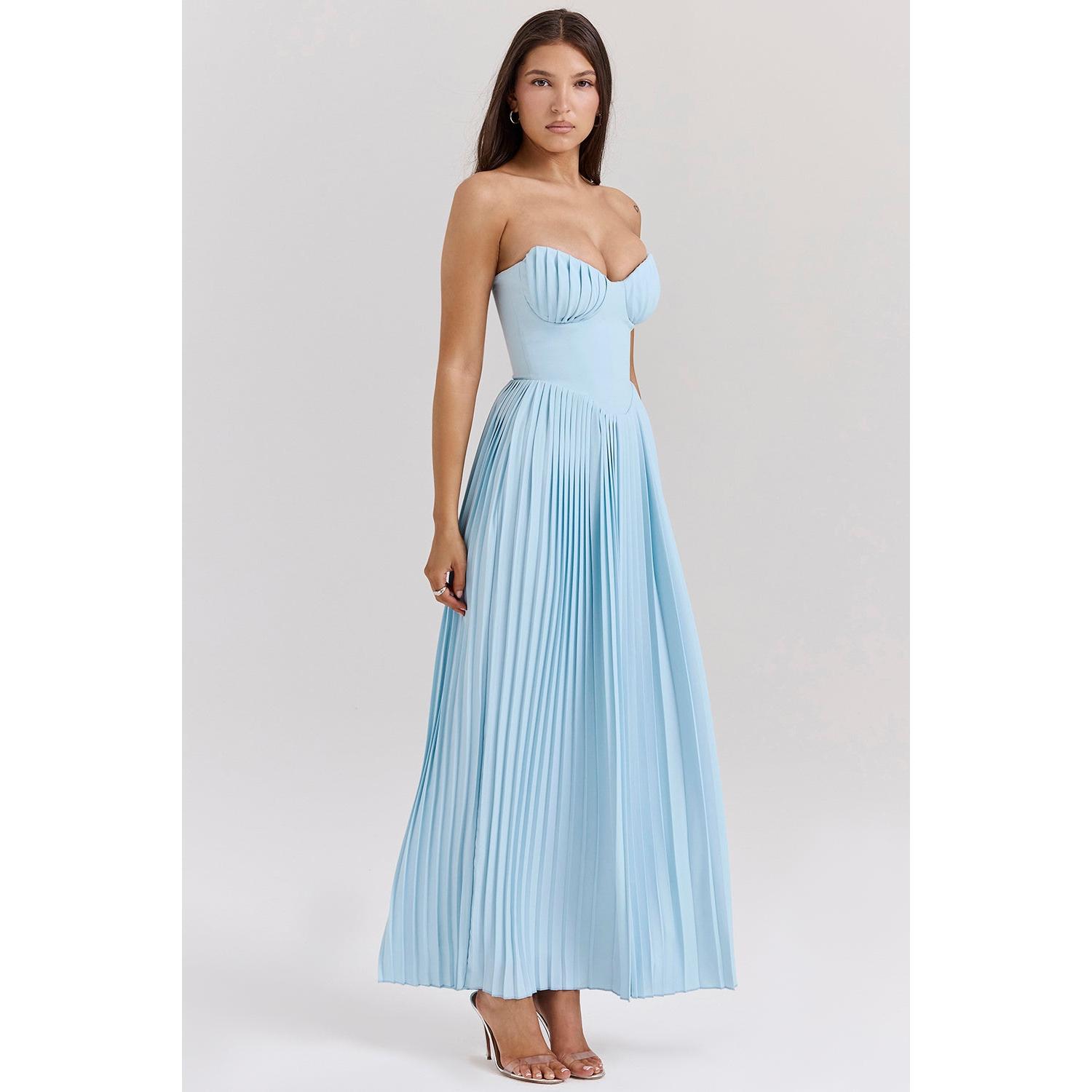 Christina | Robe maxi avec corset