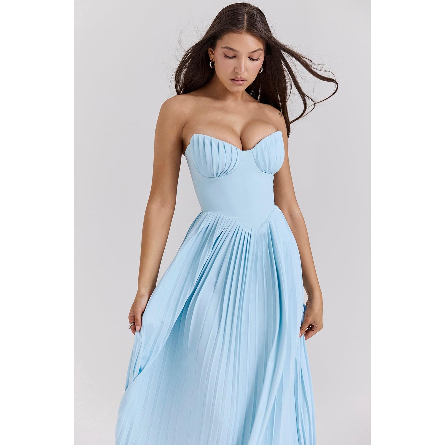 Christina | Robe maxi avec corset